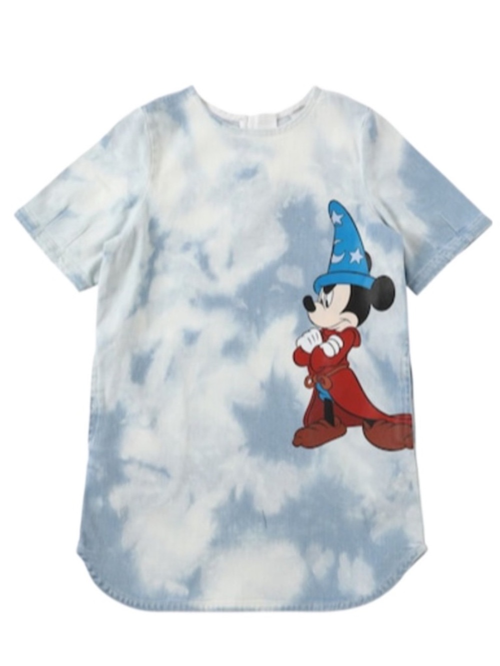 Stella McCartney x Disney Fantasia Mickey Printed tie-dyed denim dress
Sz: 5